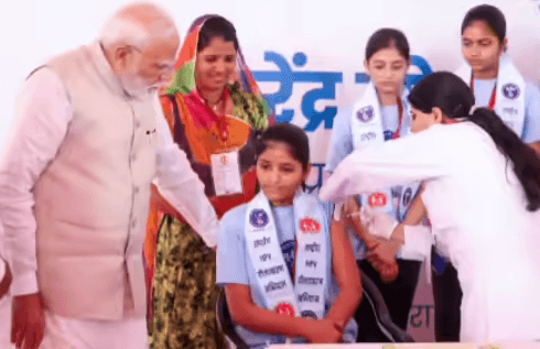 PM Launches Nationwide HPV Vaccination Drive for 14-Year-Old Girls