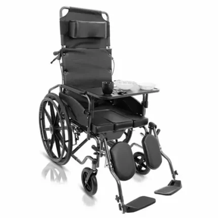 KosmoCare RCS307 recliner cum commode wheelchair india