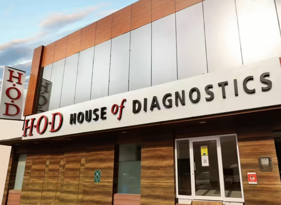 Exterior view of House of Diagnostics (HOD) diagnostic centre building
