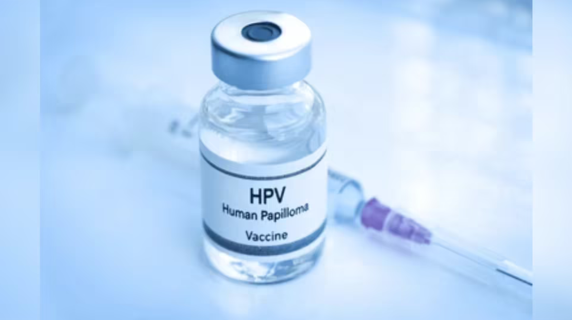 HPV vaccine vial with syringe representing immunisation drive for cervical cancer prevention in India