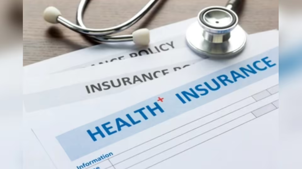 Health insurance policy document with stethoscope representing medical coverage and healthcare financing