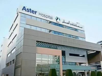 Aster Hospital building exterior in Whitefield Bengaluru showcasing modern healthcare facility