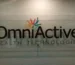 OmniActive Health Technologies company logo displayed at healthcare and nutrition technology office